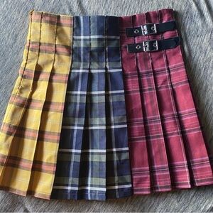 Plaid Multi-Color Women's Skirt Juniors 3-5